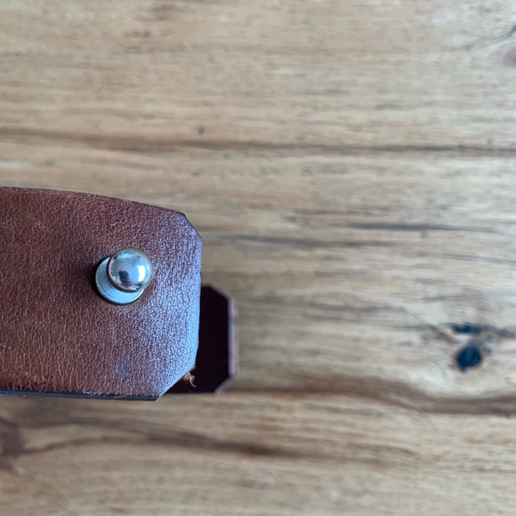 Bullet Leather Bracelet Snap on Unisex Preloved‎ - Picture 7 of 8